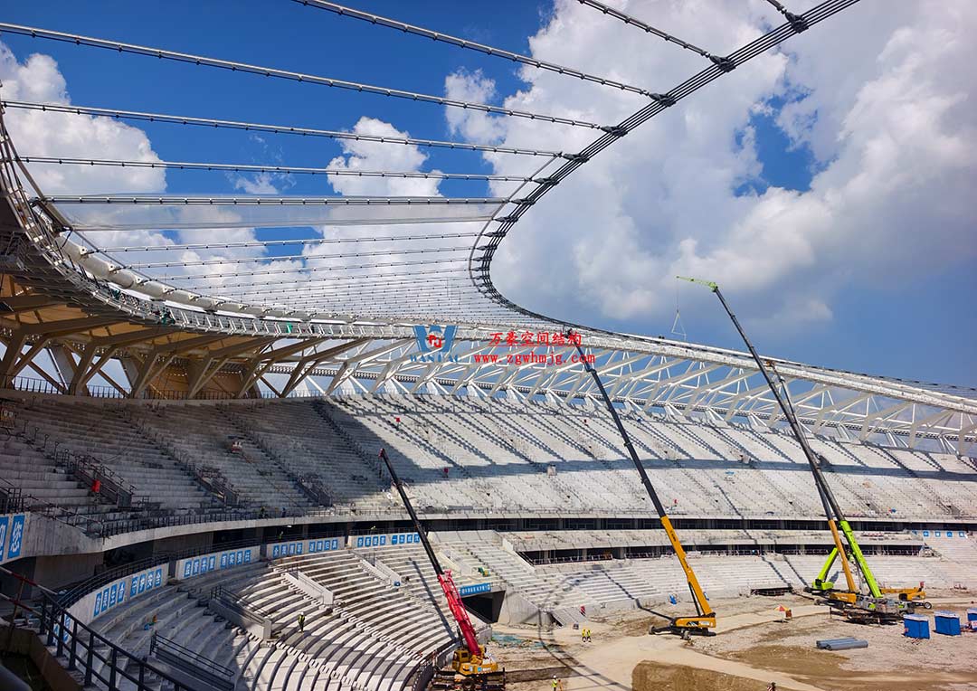 太湖之畔，華燈初上|無錫奧體中心施工加速